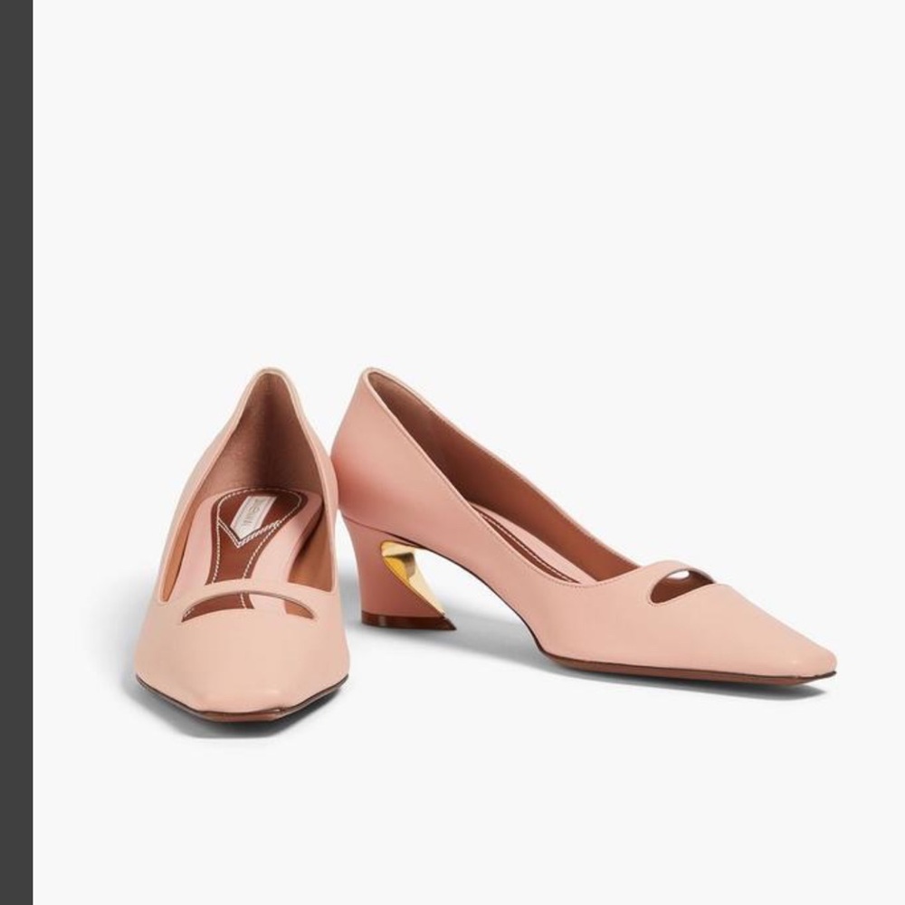 NWT Zimmermann Cutout Leather Shoes Heels